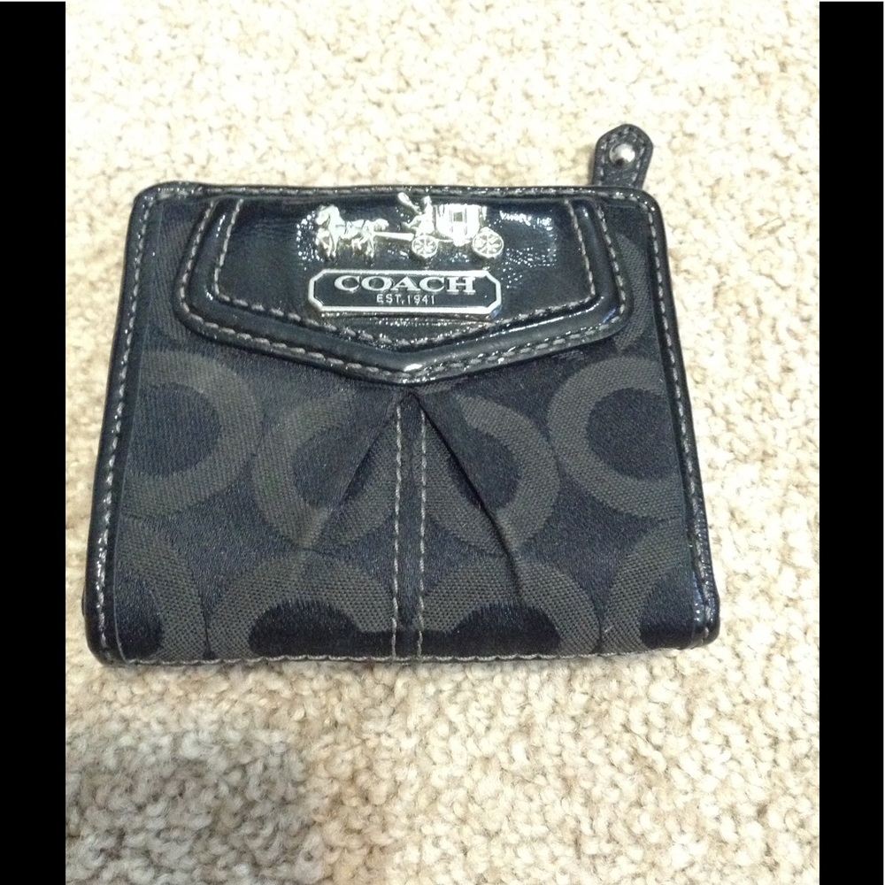 COPY - Coach black bifold wallet